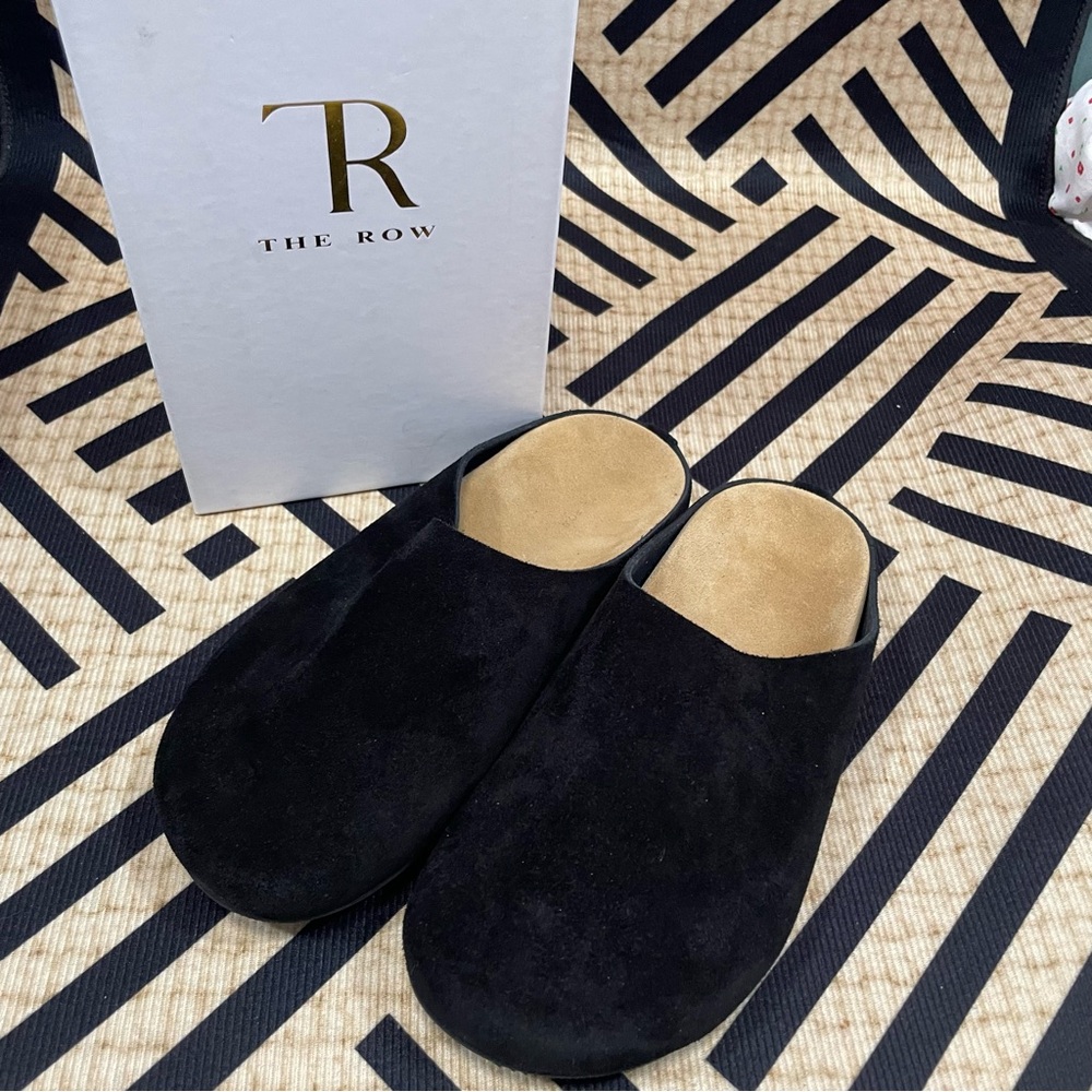The Row Black Women’s Slip-On Shoes